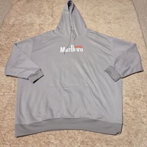Marlboro Gray Hoodie for Men